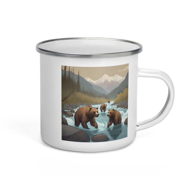 Katmai National Park Enamel Mug