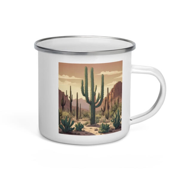 Saguaro National Park Enamel Mug