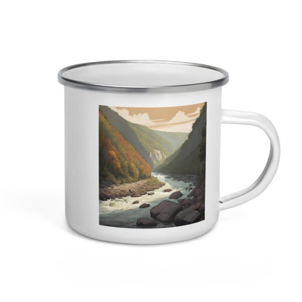 New River Gorge National Park Enamel Mug