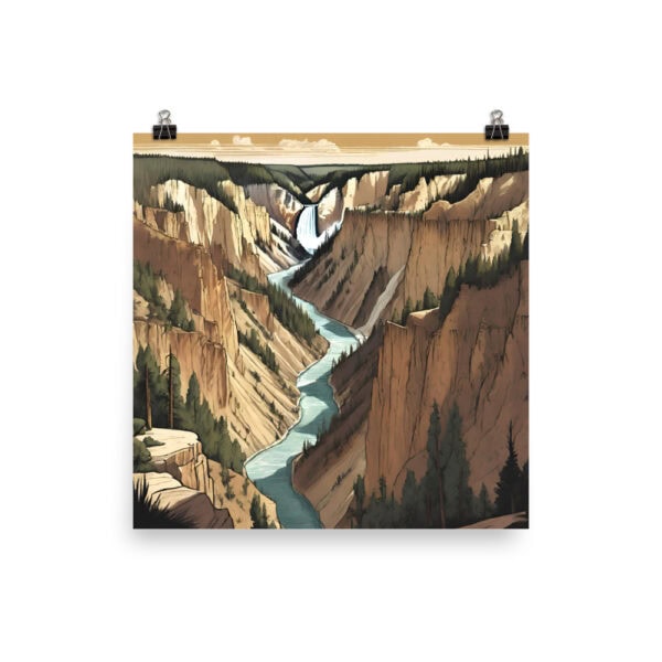 Yellowstone National Park Poster