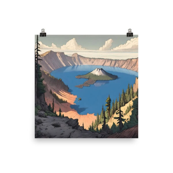 Crater Lake National Park Poster