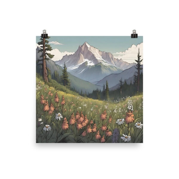 North Cascades National Park Poster