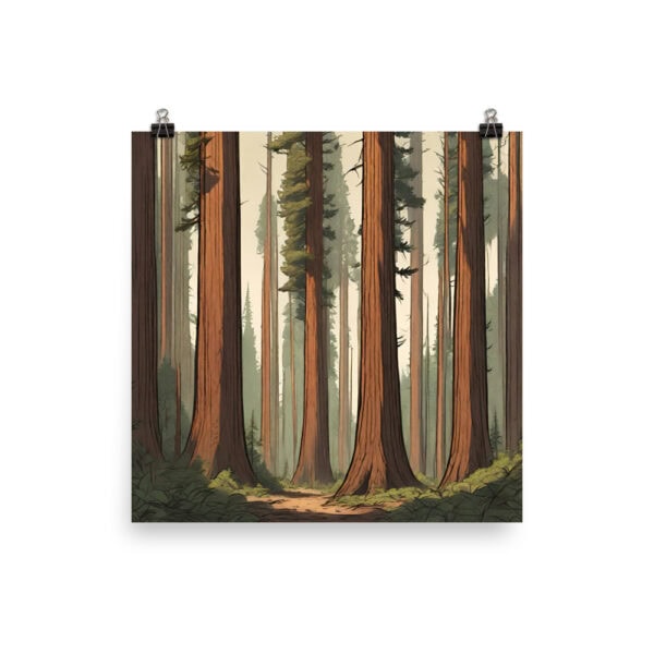 Redwood National Park Poster