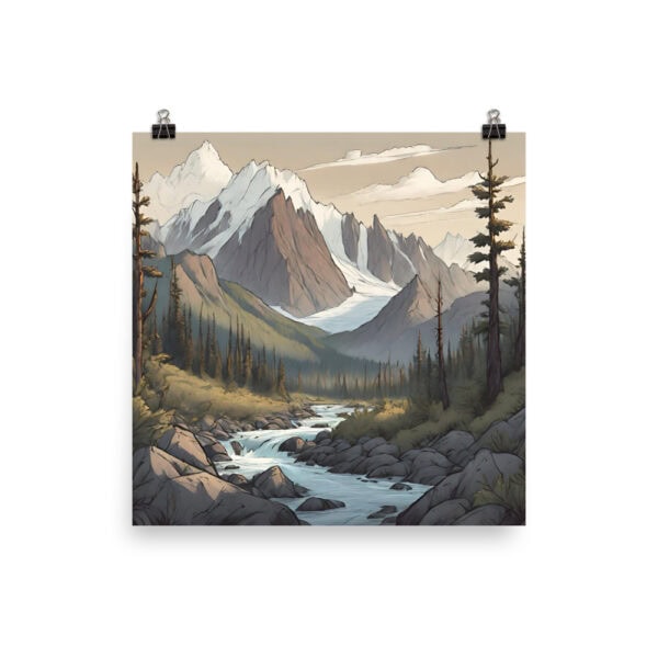 Wrangell-St. Elias National Park Poster