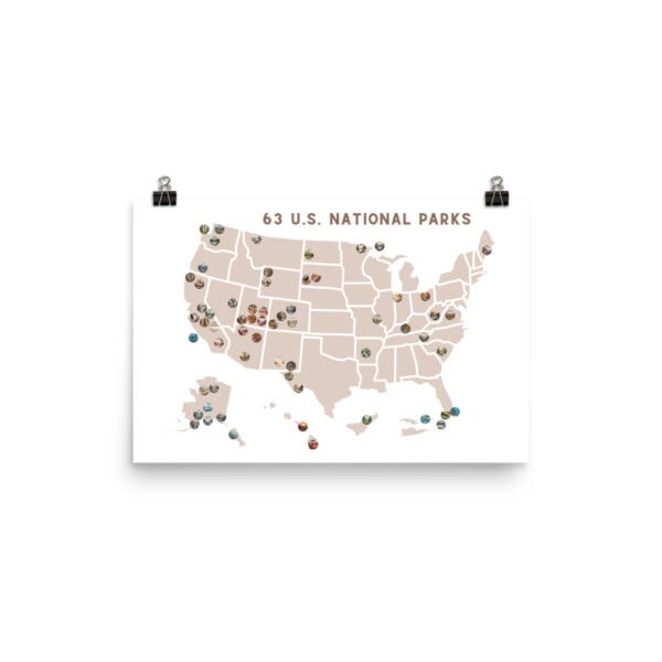 National Parks Map Poster - Image 4