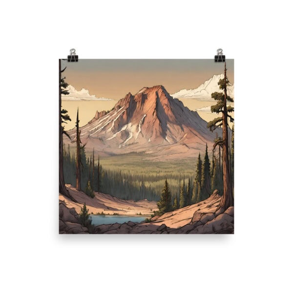 Lassen Volcanic National Park Poster - Image 3