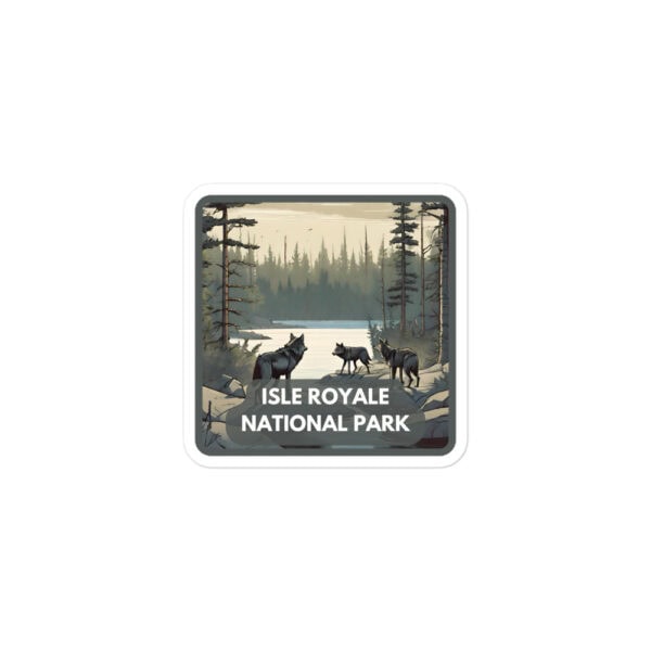 Isle Royale National Park Sticker