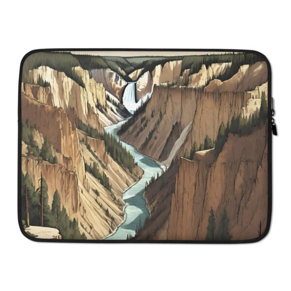 Yellowstone National Park Laptop Sleeve - Image 2