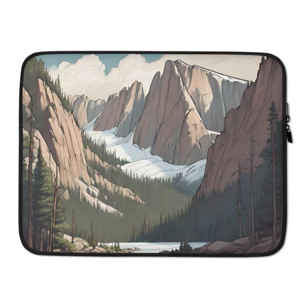 Rocky Mountain National Park Laptop Sleeve - Image 2