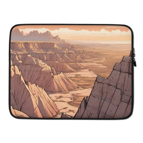Badlands National Park Laptop Sleeve - Image 2