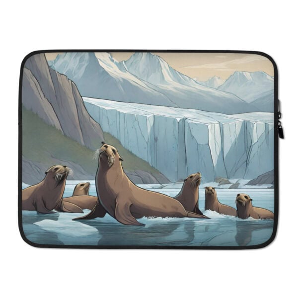 Glacier Bay National Park Laptop Sleeve - Image 2