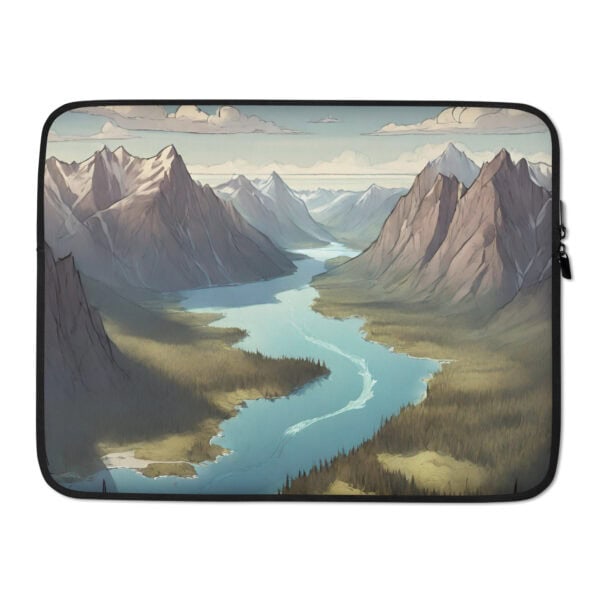 Lake Clark National Park Laptop Sleeve - Image 2