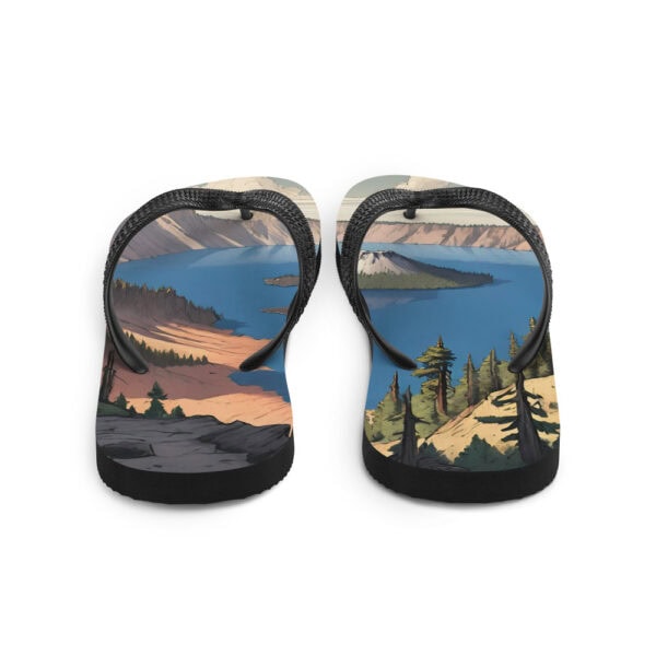 Crater Lake National Park Flip-Flops - Image 3
