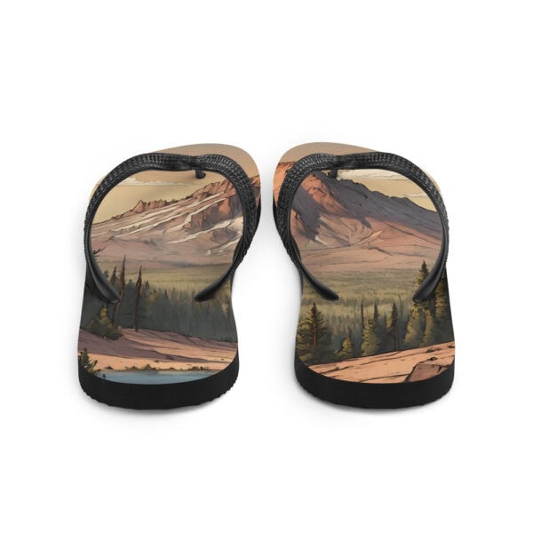 Lassen Volcanic National Park Flip-Flops - Image 3