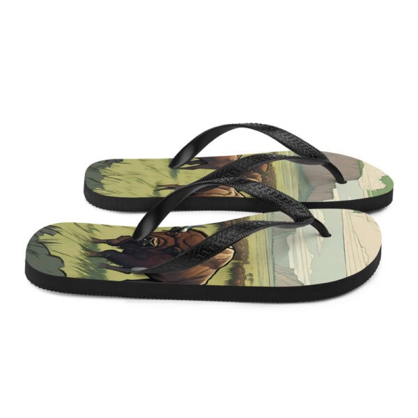 Theodore Roosevelt National Park Flip-Flops - Image 6