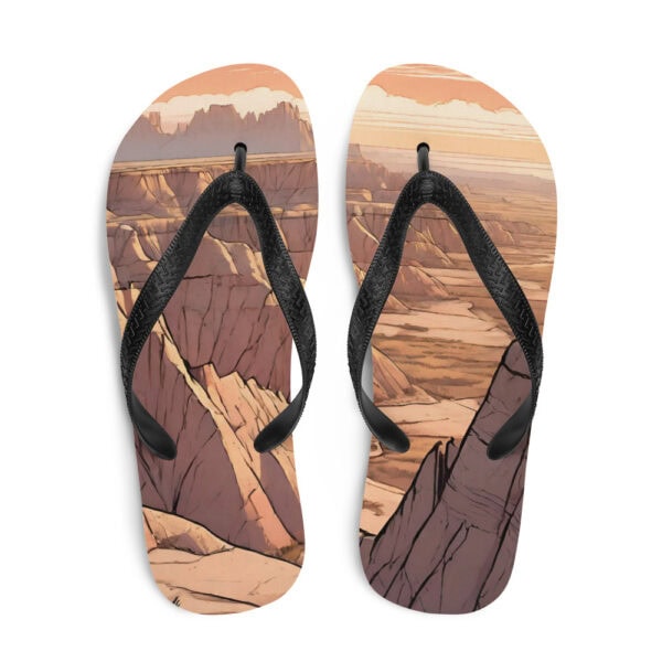 Badlands National Park Flip-Flops
