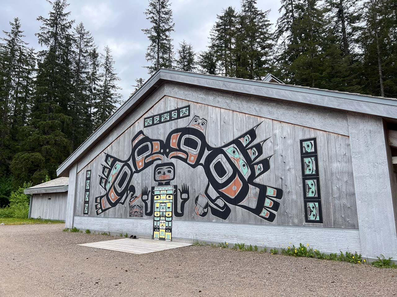 Huna Tribal House in Bartlett Cove, Glacier Bay National Park