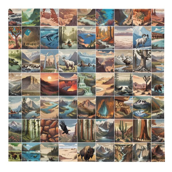 63 National Parks Bandana