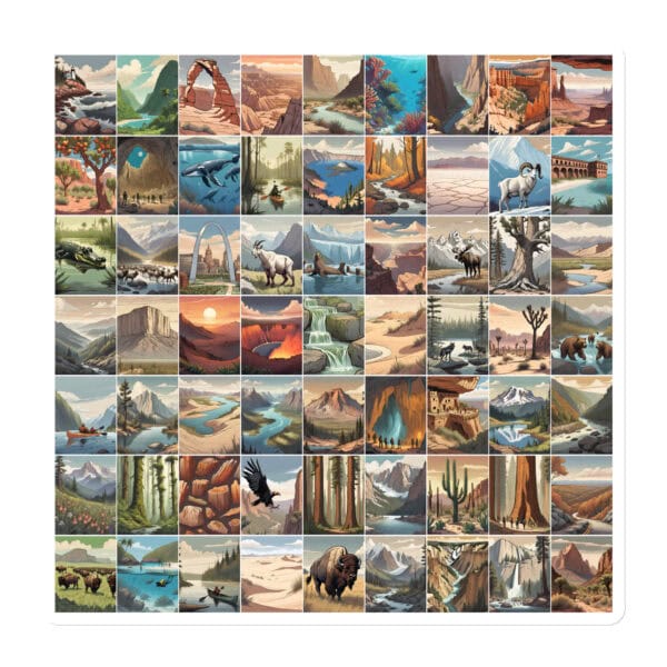 63 National Parks Magnet - Image 3