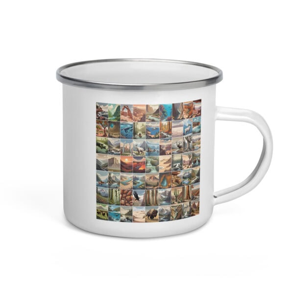 63 National Parks Enamel Mug