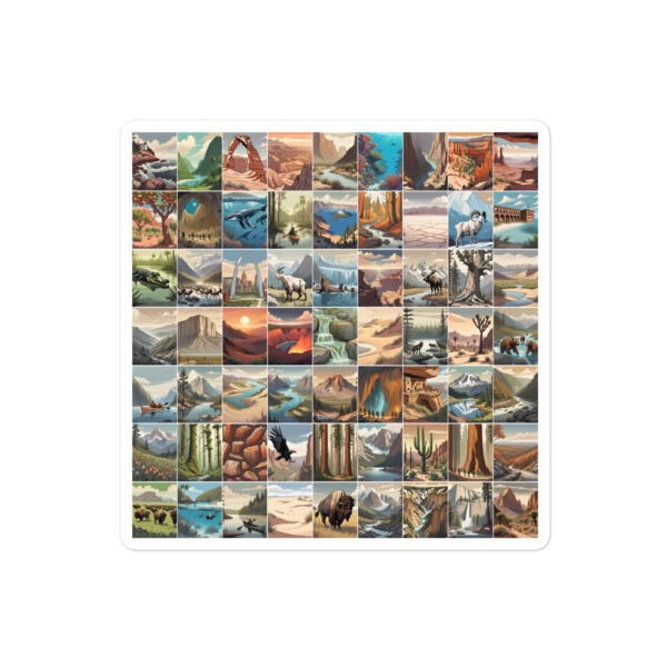 63 National Parks Stickers - Image 2