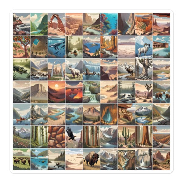 63 National Parks Stickers - Image 3
