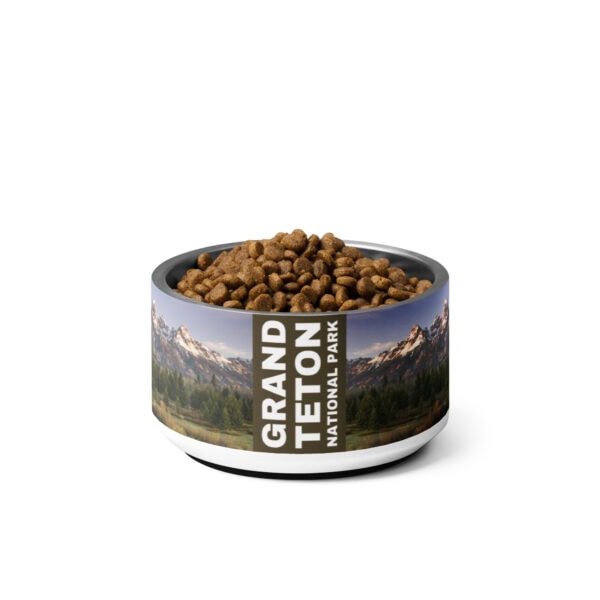 Grand Teton National Park Pet Bowl