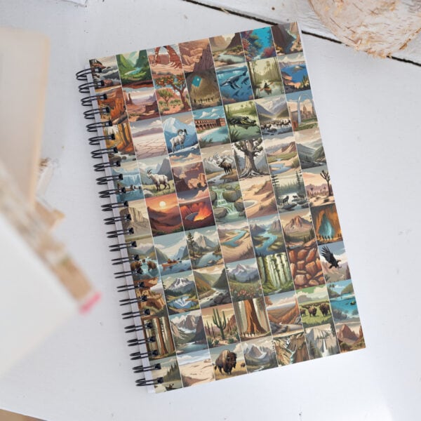 63 National Parks Spiral Notebook