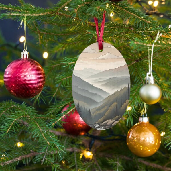 Great Smoky Mountains National Park Wooden Ornament