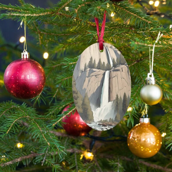 Yosemite National Park Wooden Ornament