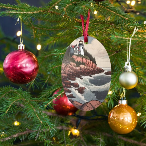 Acadia National Park Wooden Ornament
