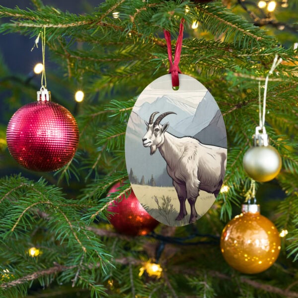 Glacier National Park Wooden Ornament