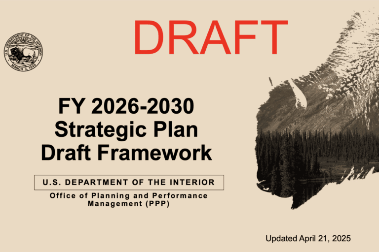 Leaked DOI Strategic Plan draft
